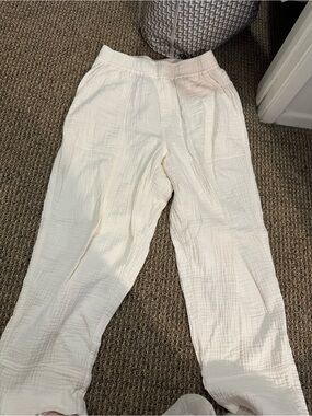 Madewell cream pants